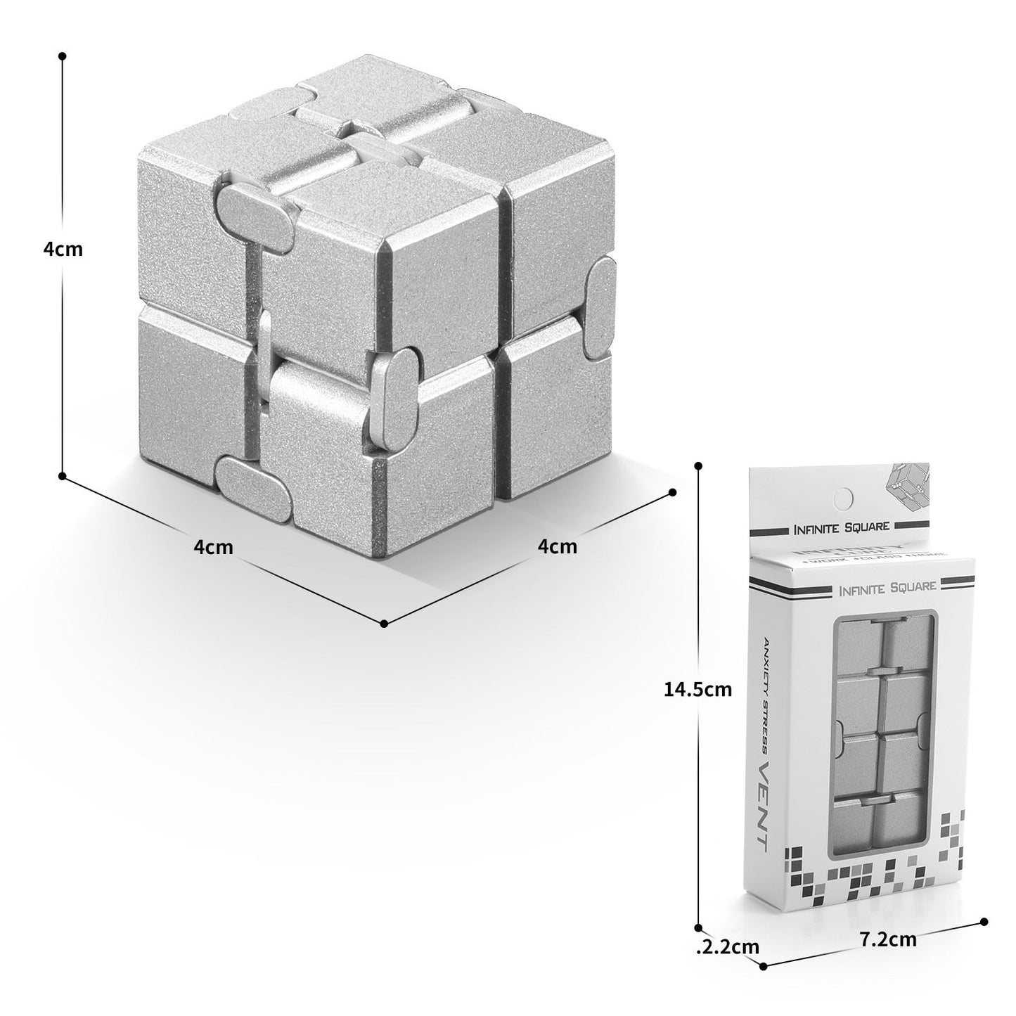 2024 Infinite Cube High-Quality Aluminum/Zinc/Casting Alloy (110～210g)