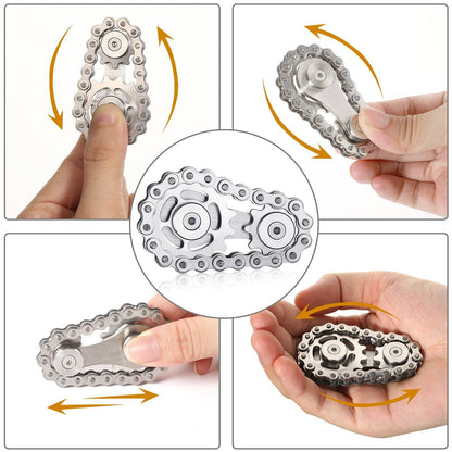 Sprockets Bicycle Chain Fidget Spinner Toys