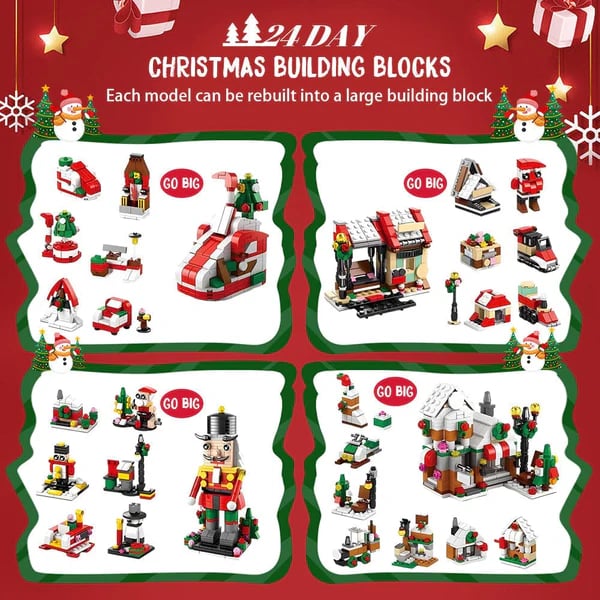 Early Xmas Sale 49% OFF-Advent Calendar With Nutcracker Building Blocks