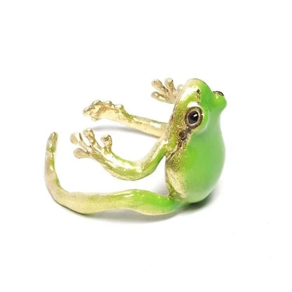 Latest-tree Frog Ring & Earrings