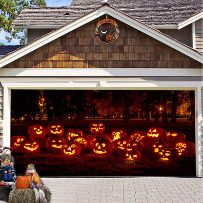 Halloween&Christmas 2024 Garage Door Decoration