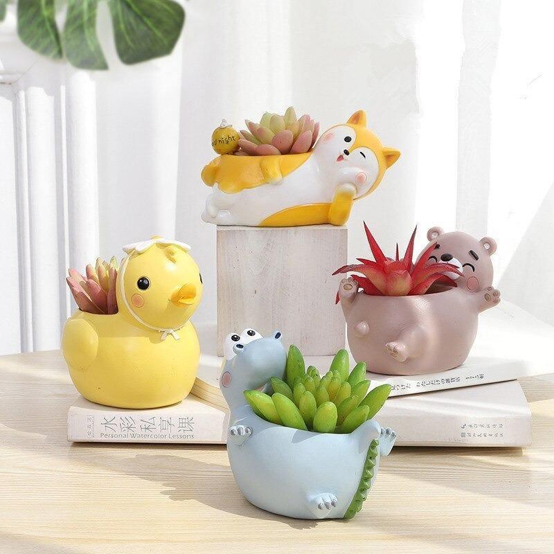 Lazy Animal Succulent Planter