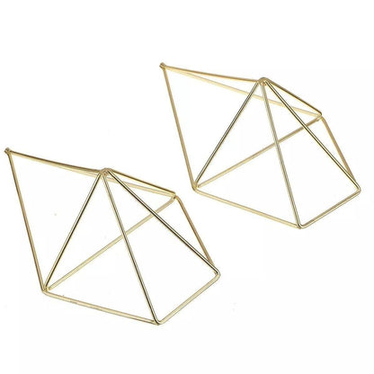 2-Piece Geometric Wall-Mounted Air Plant Hangers