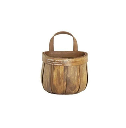 Parisian Wooden Planter Storage Basket