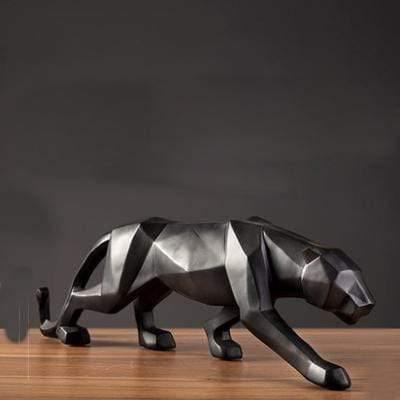 Geometric Panther Figurine