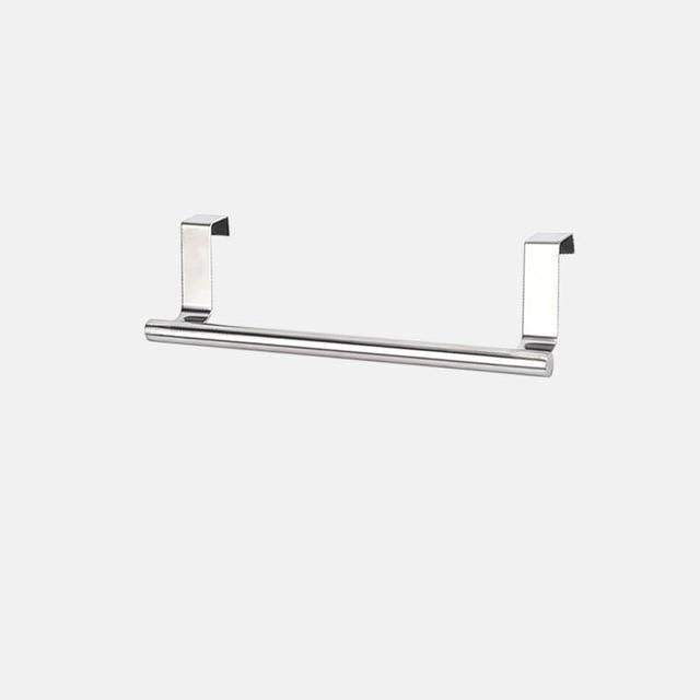 Over Cabinet Door Stainless Steel Towel Rack