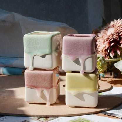 Marshmallow Drip Planters