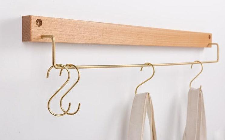 Beechwood Towel Rack