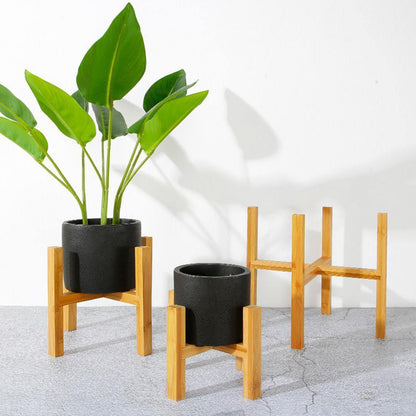 Genuine Bamboo Wooden Plant Stand