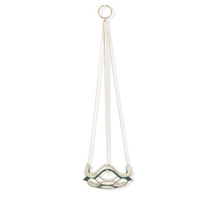 Vegan Leather and Rope Plant Hanger