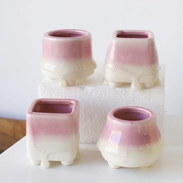 Marshmallow Drip Planters