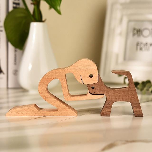 Man's Best Friend Wooden Figurines