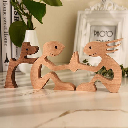 Man's Best Friend Wooden Figurines