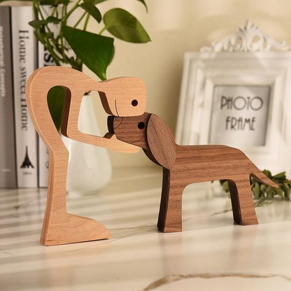 Man's Best Friend Wooden Figurines