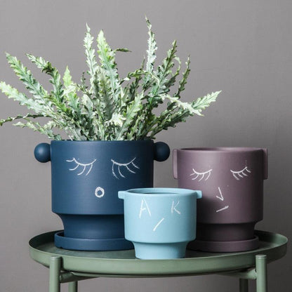 DIY Doodle Ceramic Planters